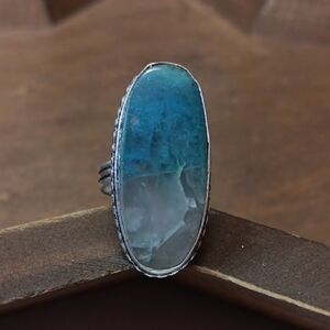 Oceanic Blue Gemstone Ring